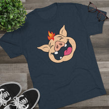 Load image into Gallery viewer, Unisex Tri-Blend Hawgy Head Tee