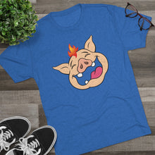 Load image into Gallery viewer, Unisex Tri-Blend Hawgy Head Tee